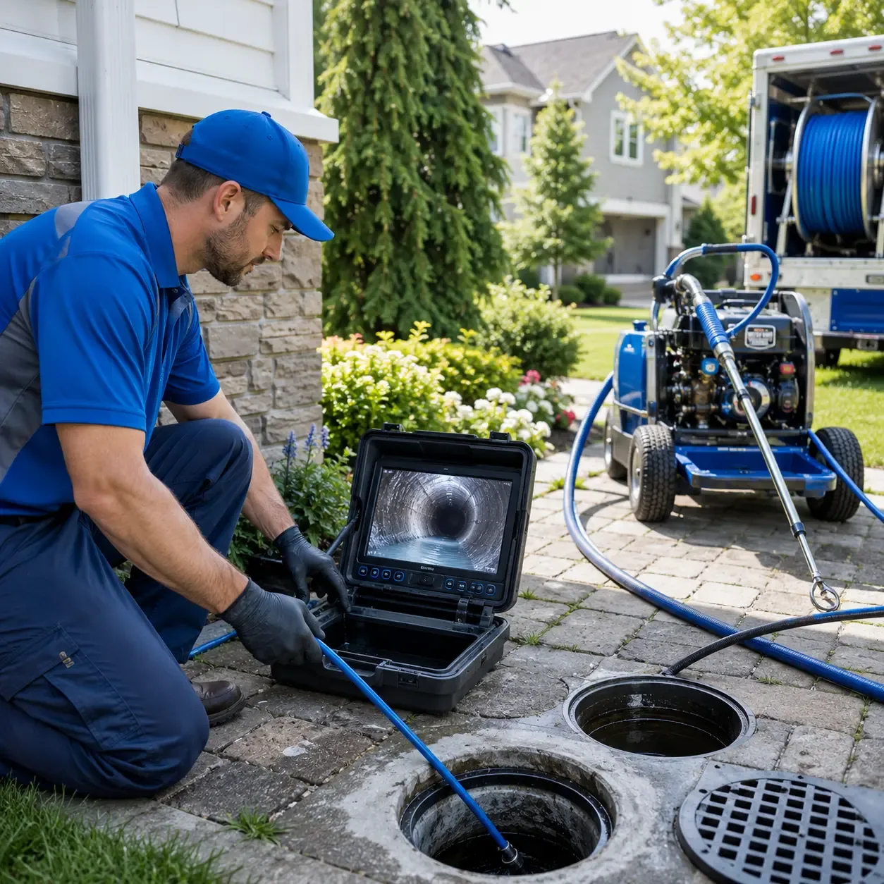Outdoor drain cleaning professionals serving Liberty, IL
